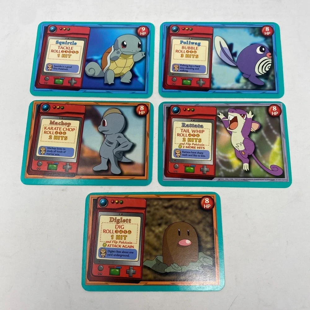 5‎ 1999 Pokemon Trading Cards: Nintendo Creatures Adventure Game Squirtle Machop